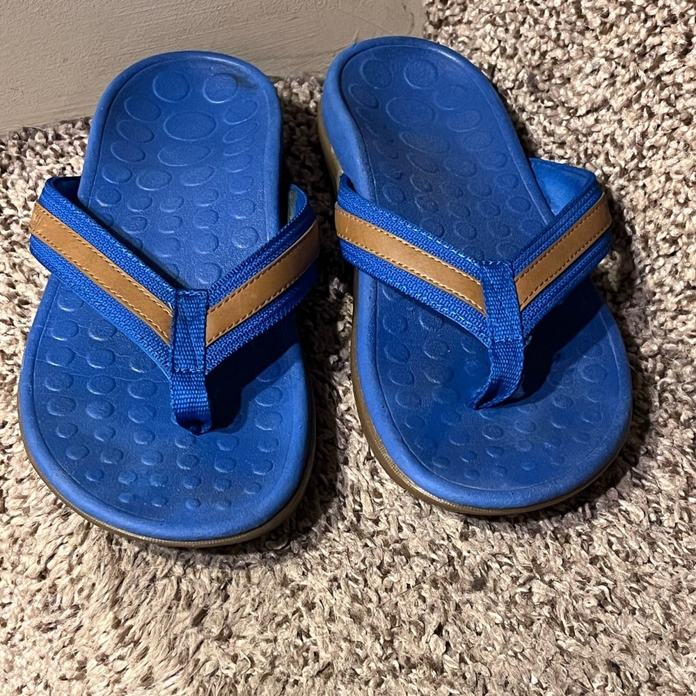 Stylish Blue and Tan Women's Sandals